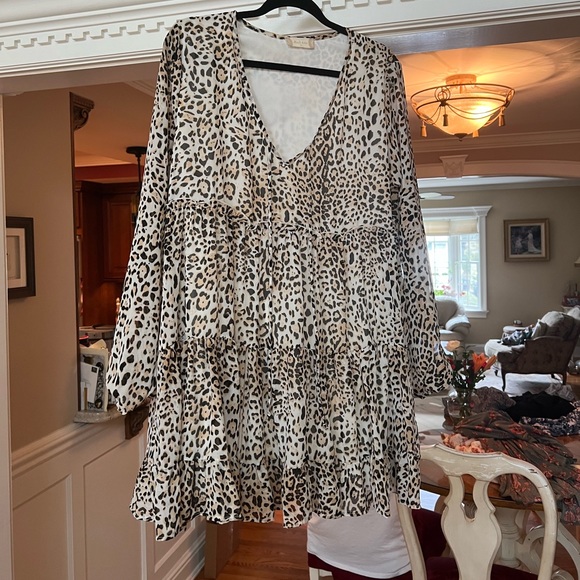 Altar’d State Cheetah Print Dress - Picture 3 of 7